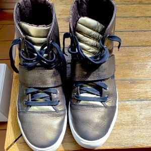 PF Flyer Hightop Leather Sneakers